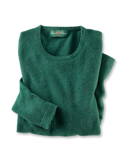 Geelong-Pullover in Grün von Alan Paine