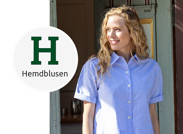 Kurze Hemdbluse