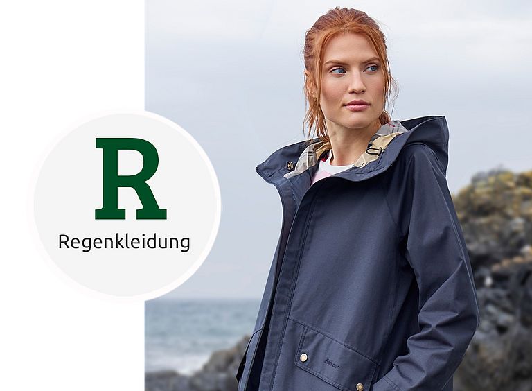 Regenkleidung aus England