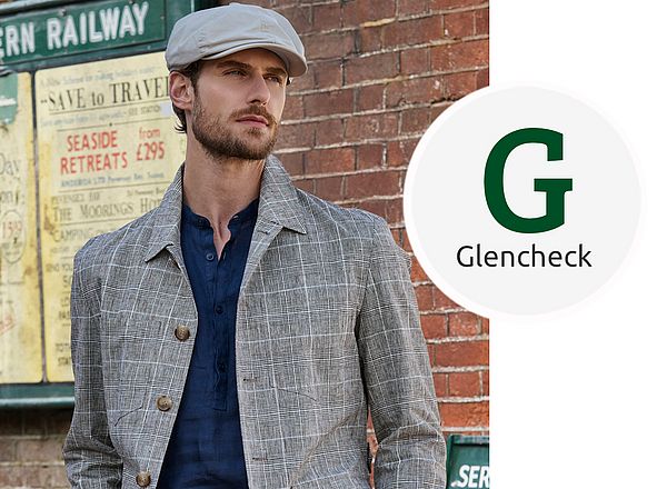 Herrenjacke im Prince of Wales Check