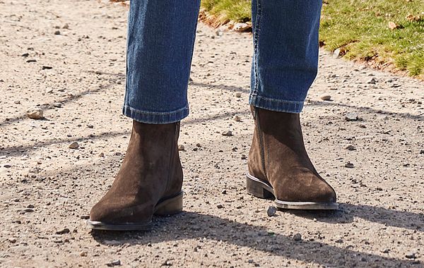 Chelsea Boots aus Nubukleder