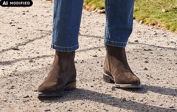 Chelsea Boots aus Nubukleder