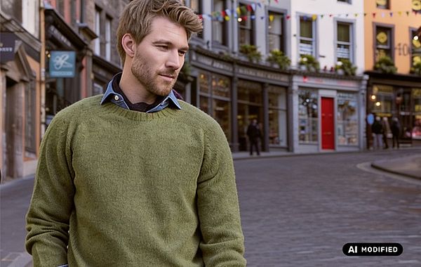 Harley Scotland Strickmode Shetlandpullover von Harley of Scotland