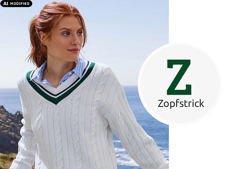 Strickmode im klassischen Zopfstrick