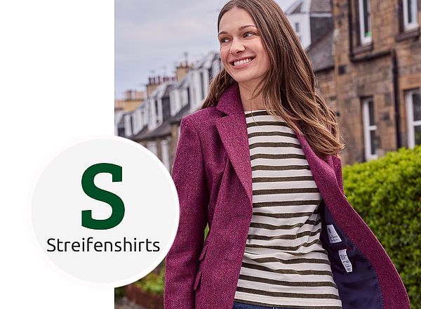 Klassisches Streifenshirt aus der Bretagne Original Bretagne Shirt unter Blazer