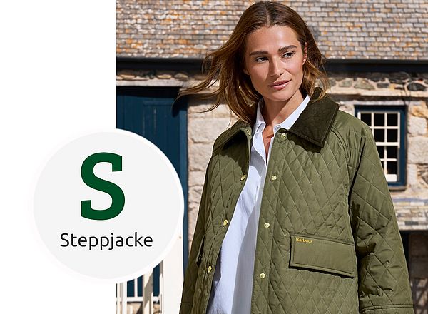 Leichte Steppjacke im British Style