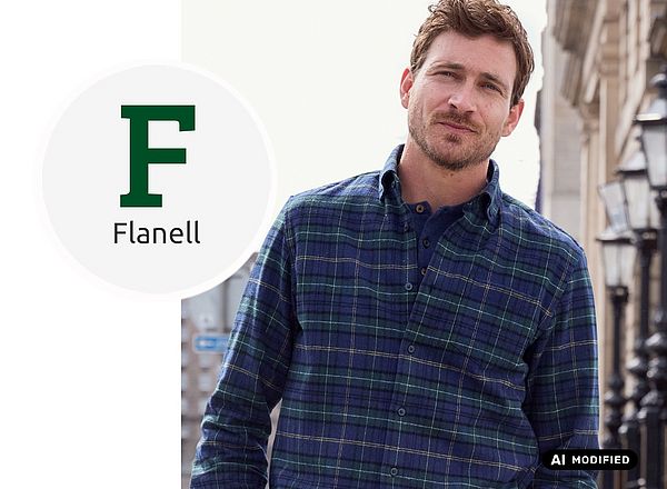 Flanell Collection Klassisch englisches Flanellhemd