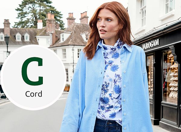 Modernes Cord-Overshirt für Damen