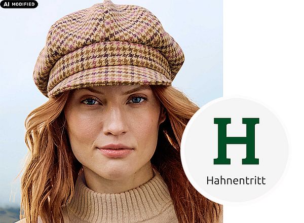 Hahnentrittmuster Mode mit Houndstooth