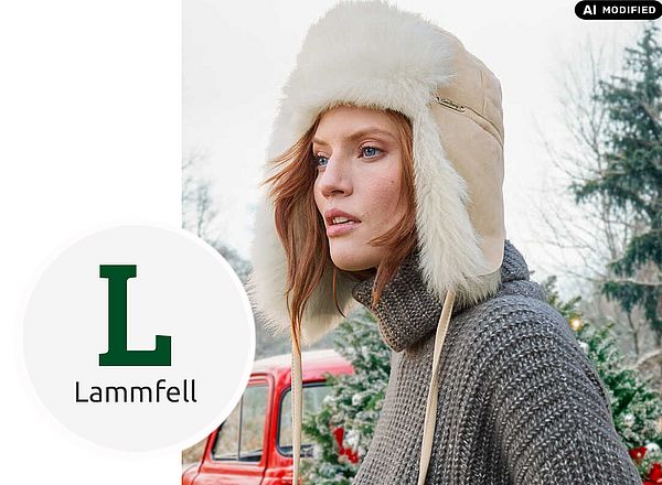 Lammfellmode Kleidung aus weichem Lammfell