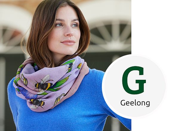 Damenpullover aus Geelong-Wolle