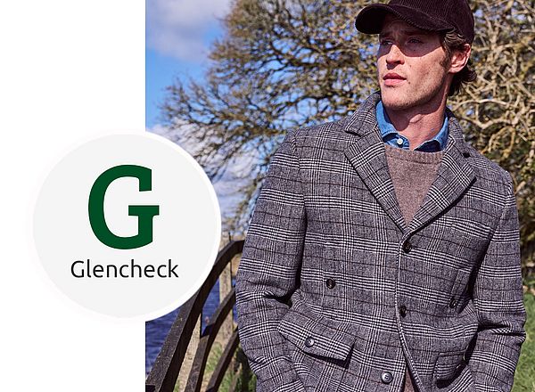Herrenjacke im Prince of Wales Check