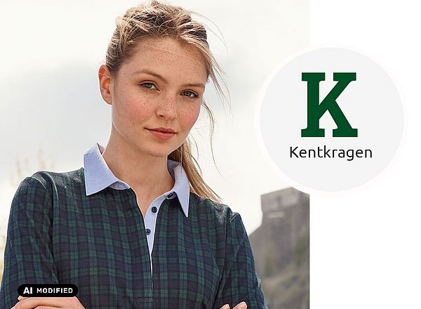 Poloshirt mit Kentkragen