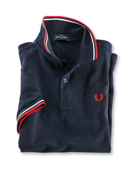 Fred-Perry-Polo in Navy