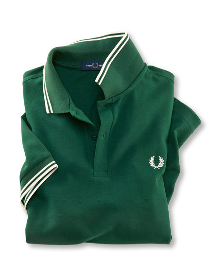 Fred Perry-Polo in Racing Green