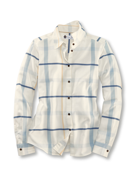 Flanell-Bluse im Country-Check