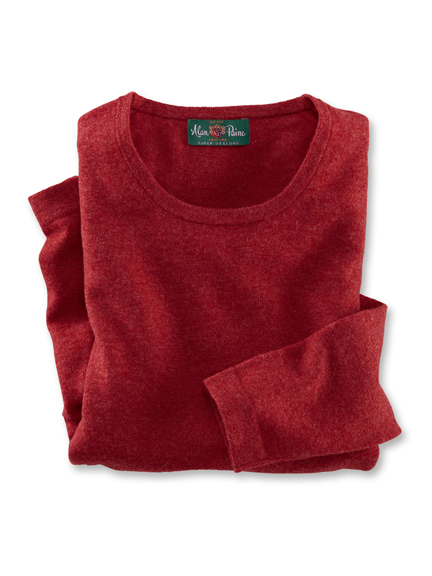 Geelong-Pullover in Rot von Alan Paine