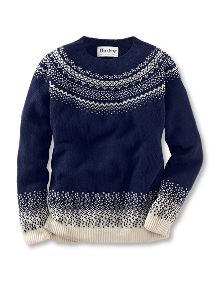 Winterpullover mit Fair-Isle-Muster