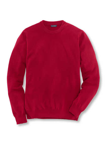 Edler Kaschmir-Pullover in Chili Red