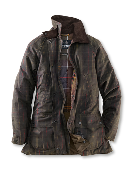 Tartan-Wachsjacke 'Ashby' für Damen