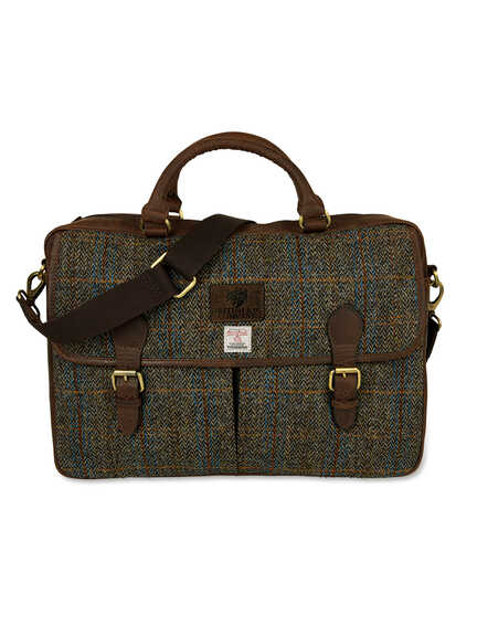 Harris-Tweed-Aktentasche