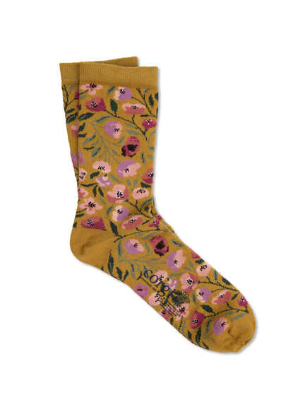 Weltberühmte Socken 'Flower' von Corgi