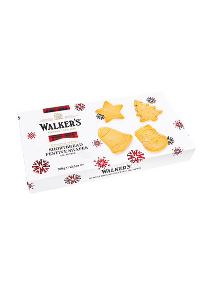 Walkers Shortbread Geschenkpackung Festive Shapes