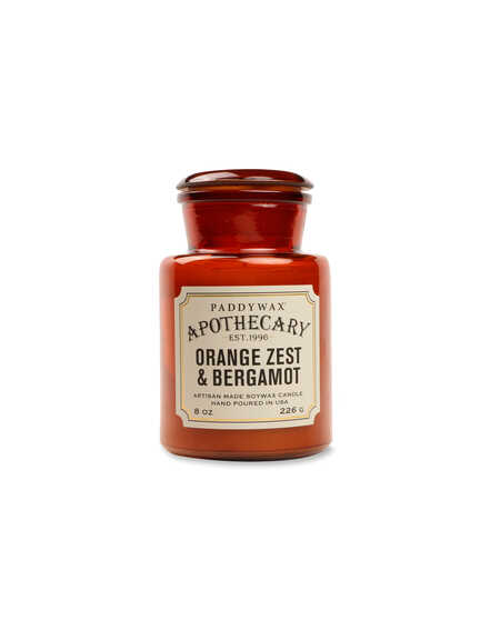 Duftkerze Orange & Bergamot im Apothekerglas