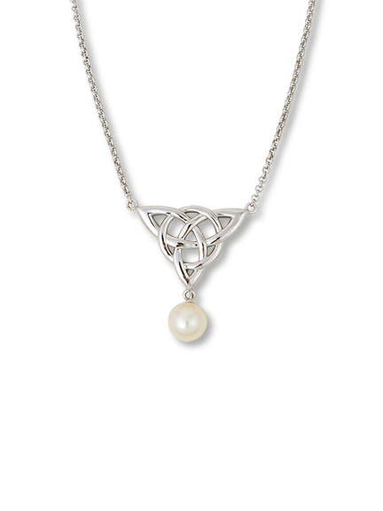 Silberkette 'Orla' mit Trinity Knot