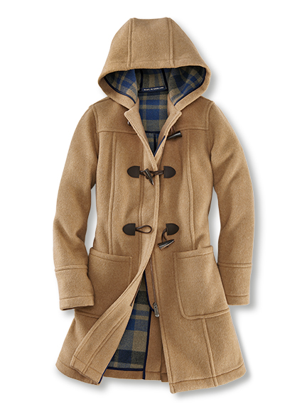 Damen-Dufflecoat in Camel