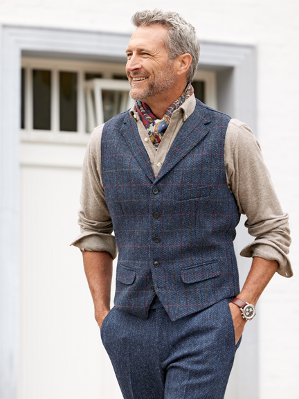 Weste aus Harris Tweed