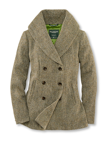 Damen-Caban aus Harris Tweed