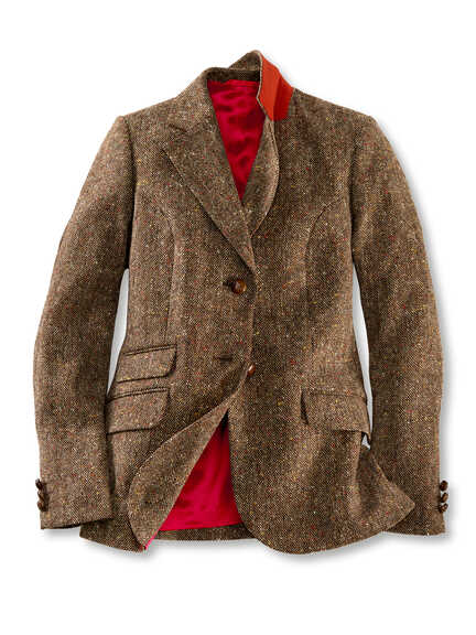 Damenblazer aus Donegal Tweed