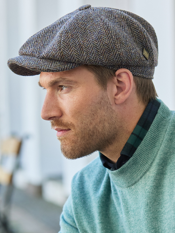 Kappen aus original Harris & Donegal Tweed