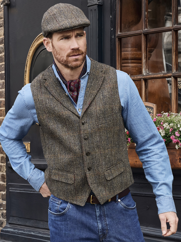 Mode aus echtem Harris Tweed