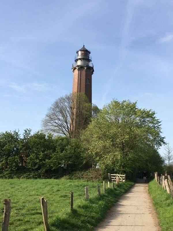 Der Leuchtturm Neuland in seiner ganzen Pracht.