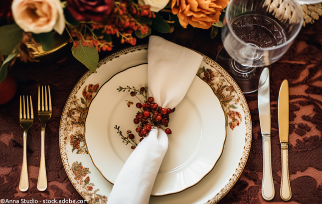 Festlich gedeckter Tisch