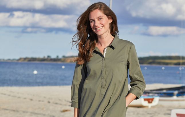 Frau am Strand