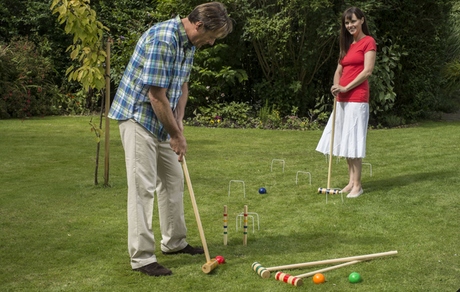 Sommerzeit genießen beim Croquet