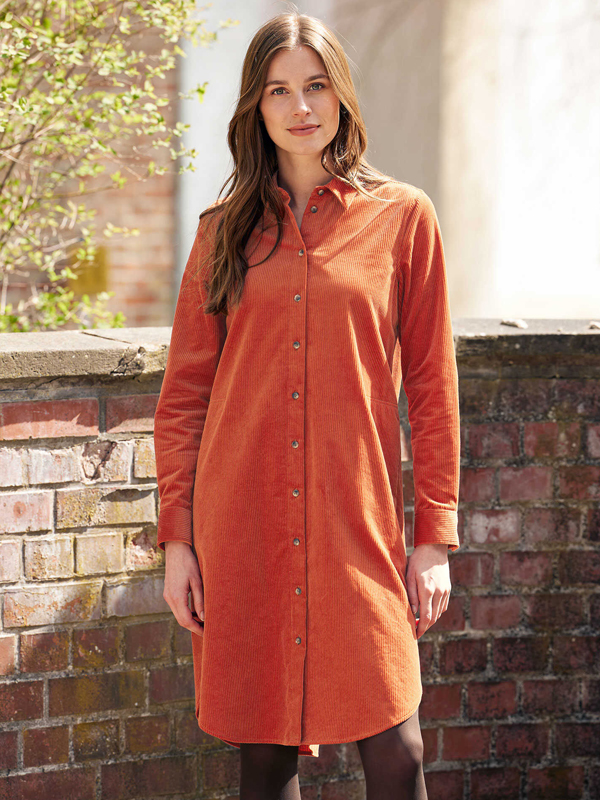 Zophie™ - Entspanntes Vintage-Cordkleid