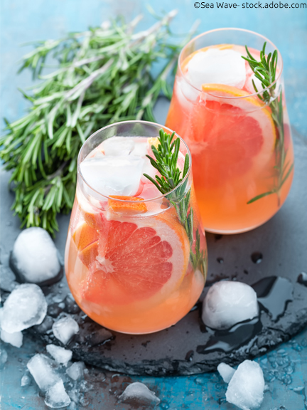 Gin Sour mit Grapefruit & Rosmarin