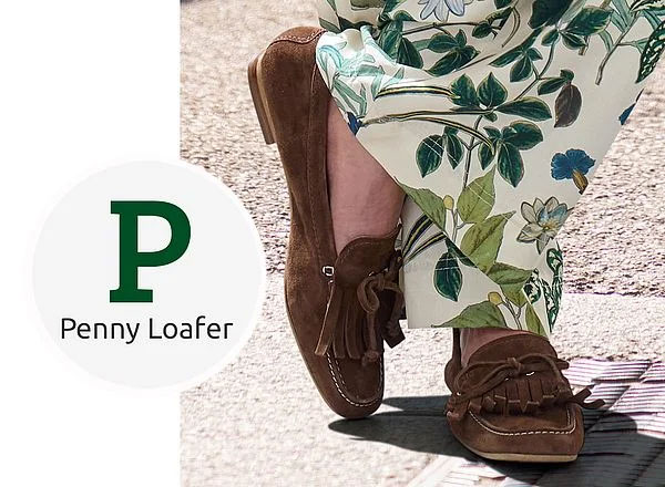 Penny Loafer in Wildleder