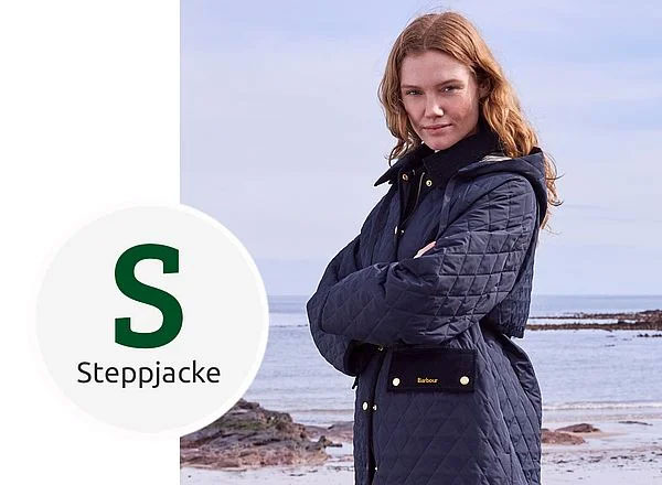 Frau in Steppjacke