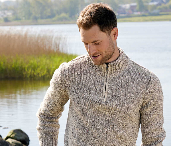 Guernsey-Herrenpullover