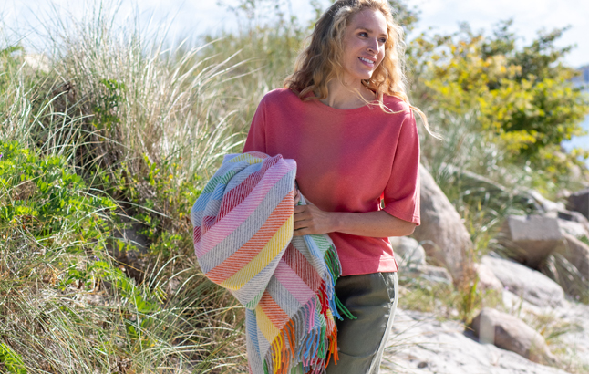 Tweedmill Regenbogen Decke