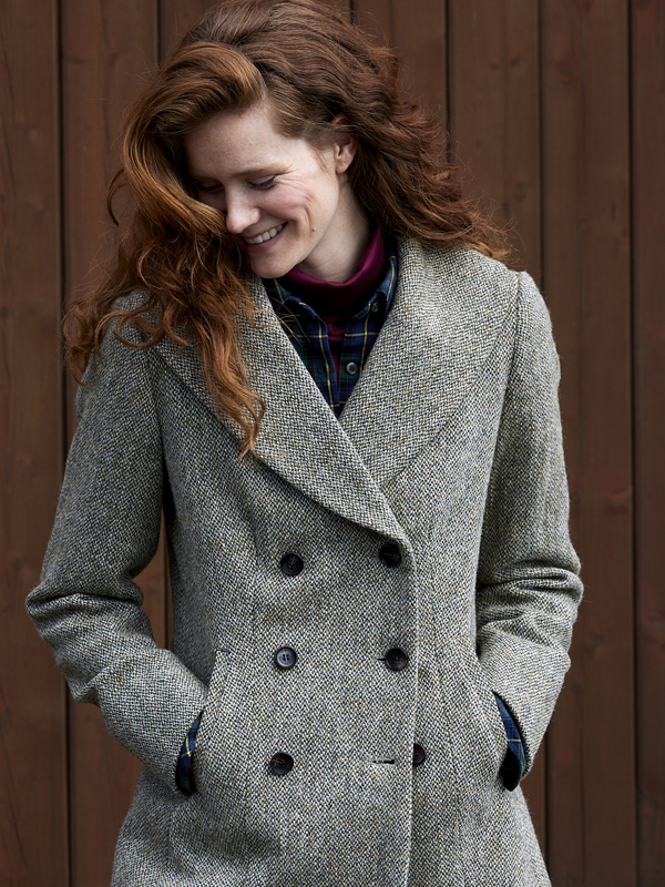 Tweedjacke im Cabanstil